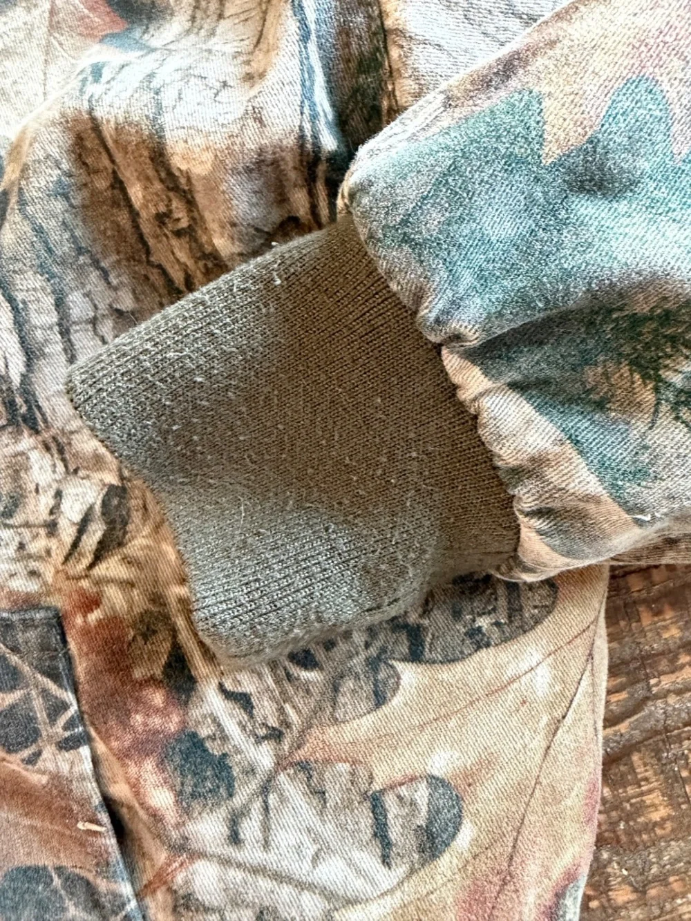 Camo medium weight coat